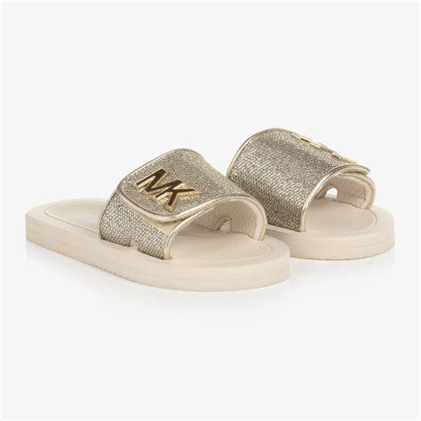 michael kors sliders kids|mickael kors sliders ladies.